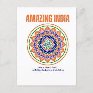 Amazing India Postcard