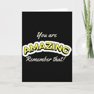 Amazing Inspirational Quote Motivational Saying Card