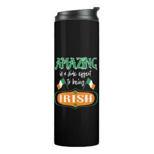 Amazing Irish Flag Shamrock Lucky Celtic Pride Thermal Tumbler