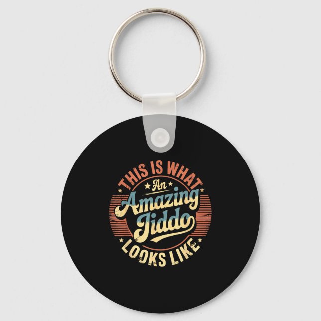 Amazing jiddo  keychain (Front)