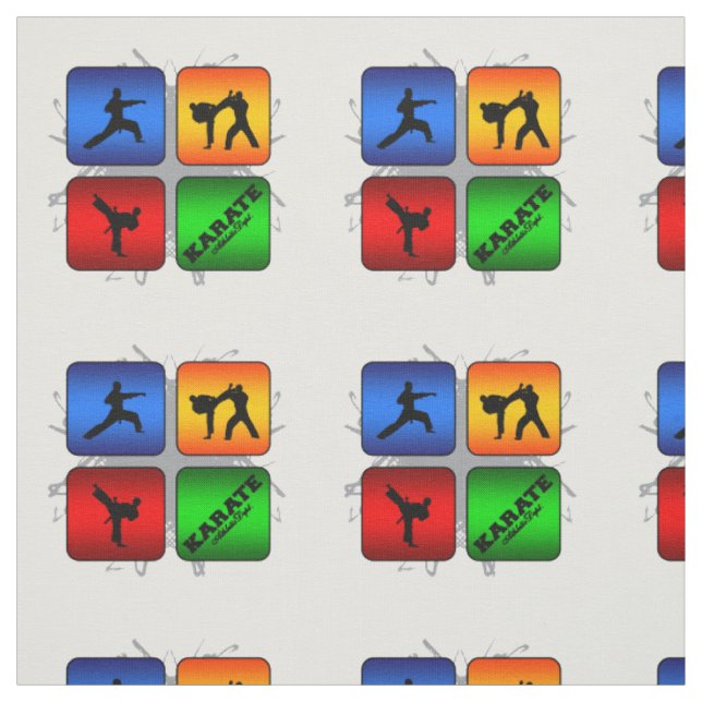 Amazing Karate Urban Style Fabric (Swatch)