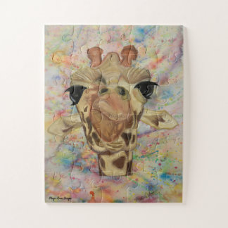 Amazing Kids' Puzzle with Original Giraffe Art