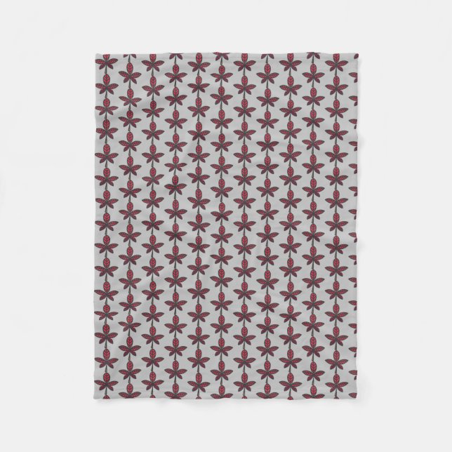 amazing leaf fleece blanket (Front)