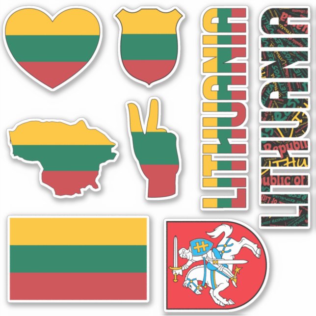 Amazing Lithuania Shapes National Symbols (Front)