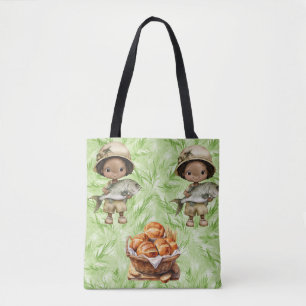 Amazing Loaves and Fishes Large Shoulder Tote