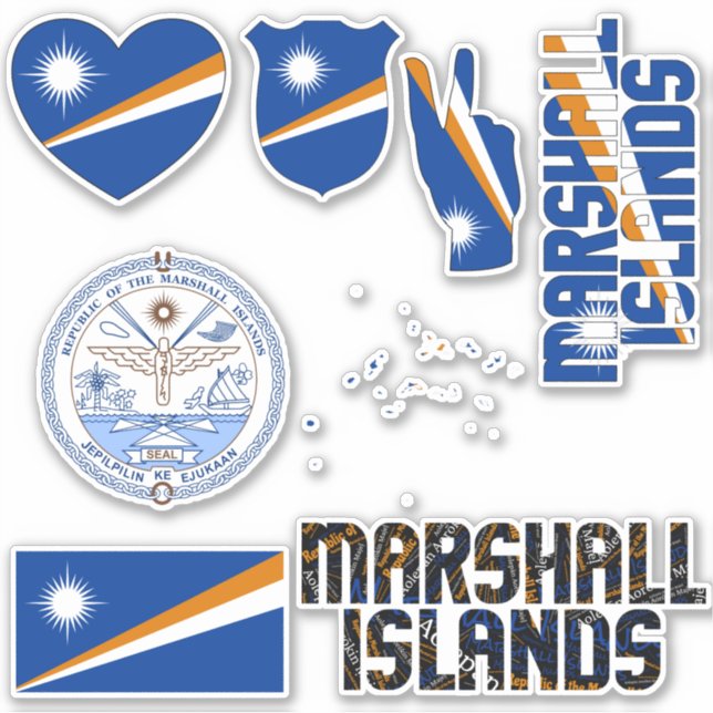 Amazing Marshall Islands Shapes National (Front)