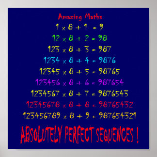 Amazing Maths Poster