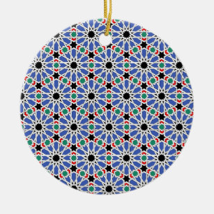 Amazing Middle-Eastern Pattern زخارف هندسيه رائعه Ceramic Ornament