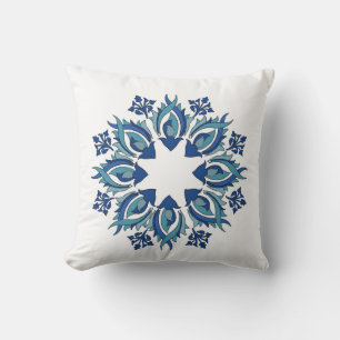 Amazing Middle-Eastern Pattern زخارف هندسيه رائعه  Throw Pillow