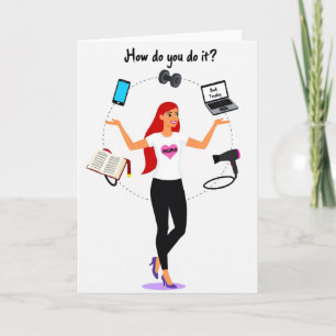 Amazing Mom Juggling Act Card