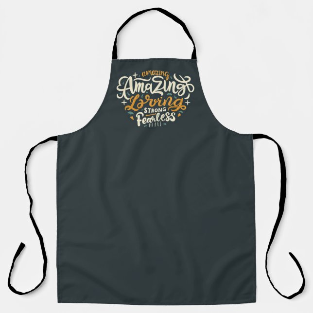 Amazing Mom Mother's Day Gift Apron (Front)