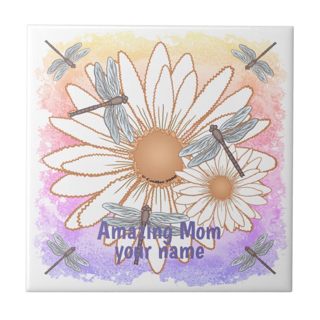 Amazing Mom  Tile (Front)