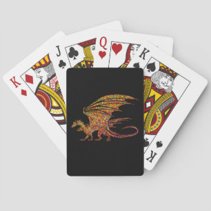 Amazing Mosaic Dragon  Bicycle Playing Cards