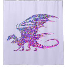 Amazing Mosaic Dragon Purple