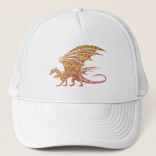 Amazing Mosaic Dragon Trucker Hat