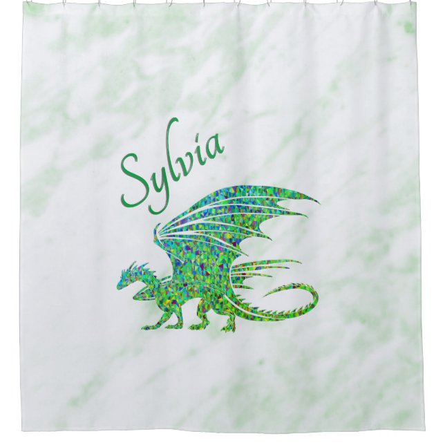 Amazing Mosaic Green Dragon Personal (Front)