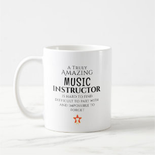 Amazing Music Instructor Hard To Find Personalized Coffee Mug