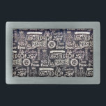 Amazing Names Of Jesus Belt Buckle<br><div class="desc">Very unique design belt buckle with an all-over-print of amazing names of Our Lord and Saviour, Jesus Christ. Beautiful black and white with printed text of some of the amazing names of our Lord and Saviour, Jesus Christ. Beautiful unique black and white printed text of some of our amazing names...</div>