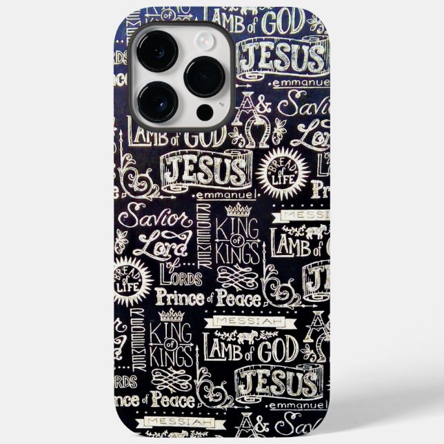 Amazing Names of Jesus Christ iP Case-Mate iPhone Case (Back)