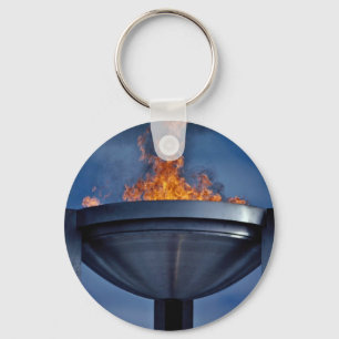 Amazing olympic flame keychain