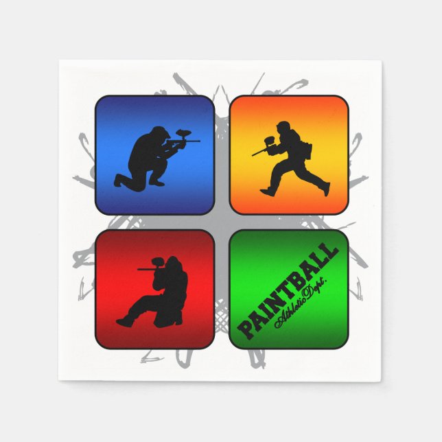 Amazing Paintball Urban Style Napkin (Front)