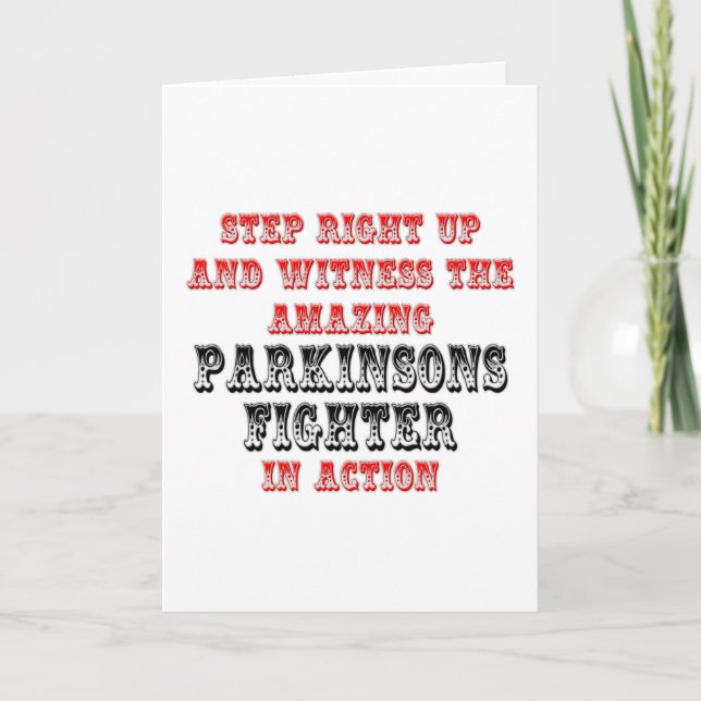 Amazing Parkinsons Fighter In Action Card (Front)