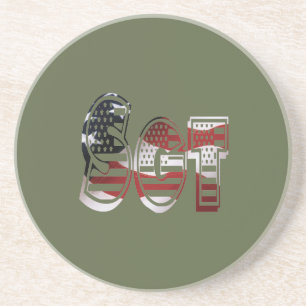 Amazing Patriotic Military Unique Coaster
