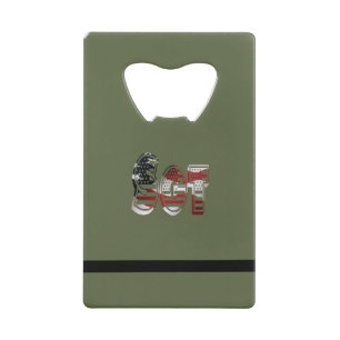 Amazing Patriotic Military Unique Wallet Bottle Opener