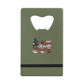 Amazing Patriotic Military Unique Wallet Bottle Opener