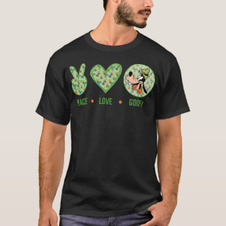 Amazing Peace Love Goofy Design T-Shirt