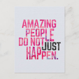 Amazing People Postcard