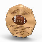 Amazing Personalized Football Coach Gifts Award