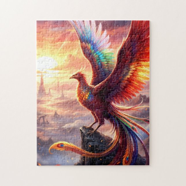 Amazing Phoenix at Sunrise Jigsaw Puzzle (Vertical)