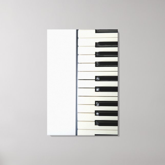 Amazing Piano Artwork Canvas Print (Front)