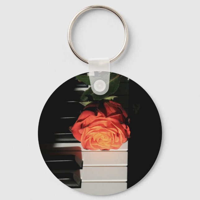 Amazing Piano Artwork Keychain (Front)