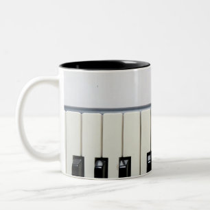 Amazing Piano Artwork Two-Tone Coffee Mug