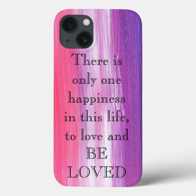 Amazing Pink Paint with love a quote  Case-Mate iPhone Case (Back)