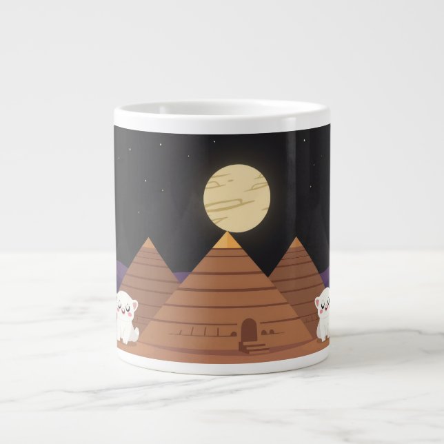 Amazing pyramids  large coffee mug (Front)