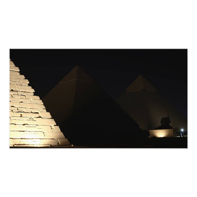 Amazing pyramids  photo print (Front)