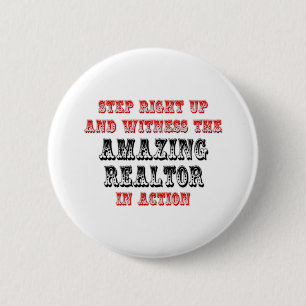 Amazing Realtor In Action 2 Inch Round Button