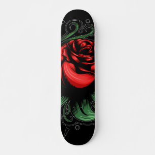 Amazing Rose Skateboard