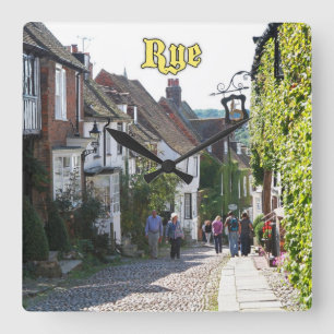 Amazing! Rye England Square Wall Clock