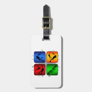 Amazing Scuba Diving Urban Style Luggage Tag