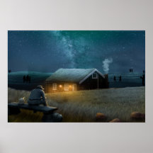  Amazing Seen, lonely man  Wall art Poster