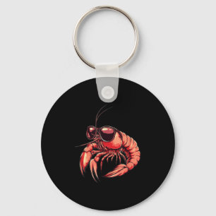 Amazing Shrimp Costume For Shapes Lovers Keychain