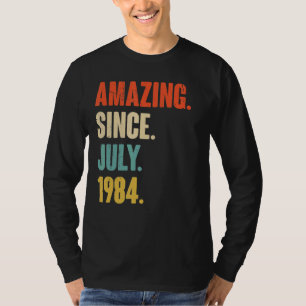 Amazing Since July 1984 38 Year Old Gift 38th Bir T-Shirt
