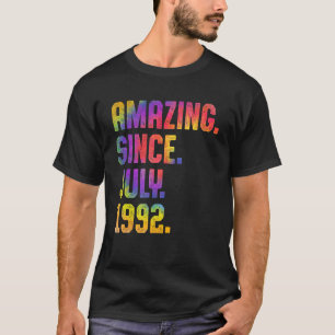 Amazing Since July 1992 31 Years Old 31st Birthday T-Shirt