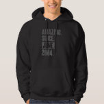 Amazing Since June 2004  18 Year Old 18th Birthday Hoodie<br><div class="desc">Amazing Since June 2004  18 Year Old 18th Birthday</div>