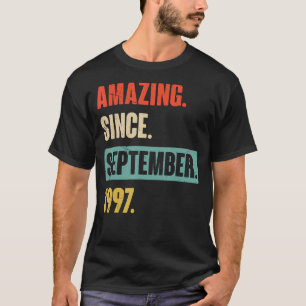 Amazing Since September 1997  50th Birthday 26 Yea T-Shirt