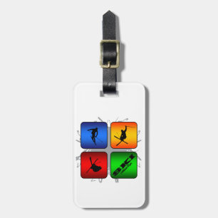 Amazing Ski Urban Style Luggage Tag